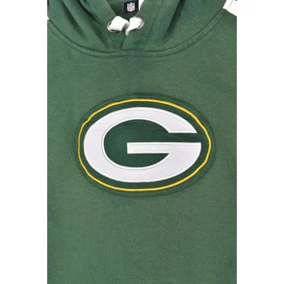 Vintage Green Bay Packers hoodie, NFL green embroidered sweatshirt - AU Large - Picture 2 of 6